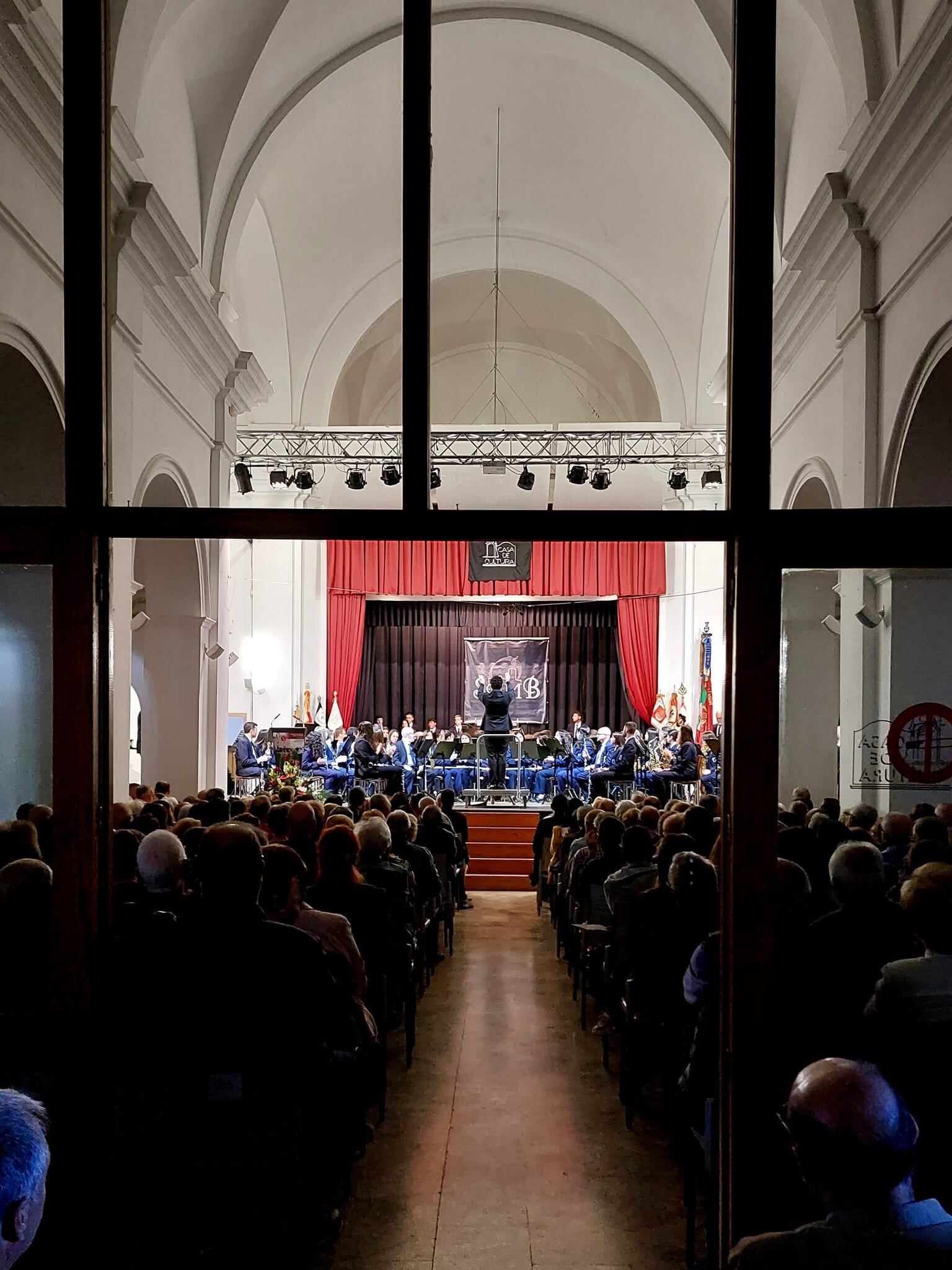 Aspecto de la Casa de Cultura en el último concierto