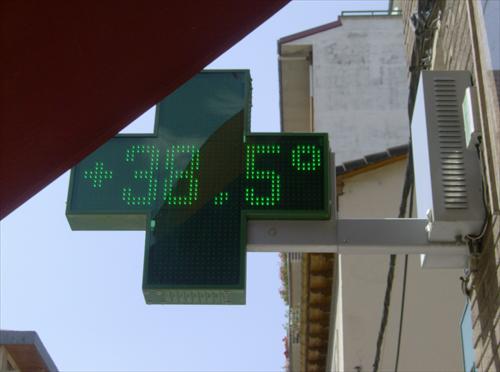 Los termómetros pueden llegar hasta los 40 grados este martes.