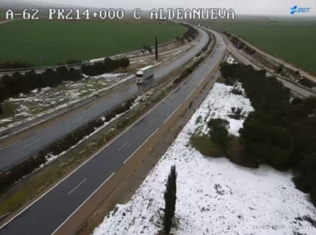 Situación del tráfico en las carreteras de Salamanca este lunes por la tarde, tal y como se observa en la imagen de la DGT.