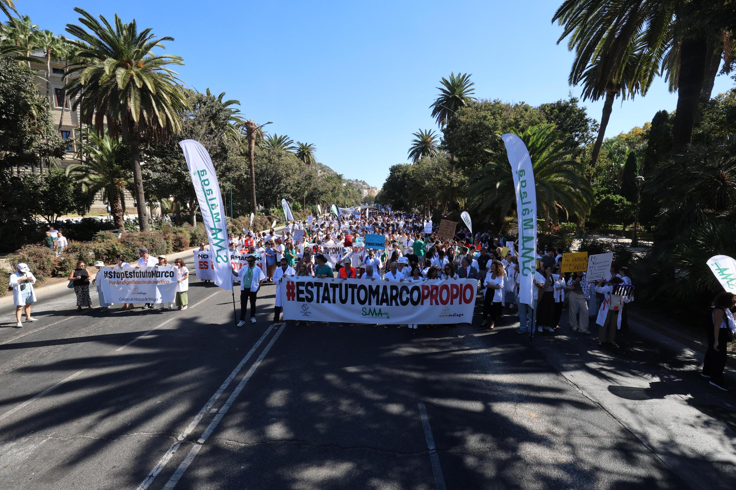 Momento de la protesta