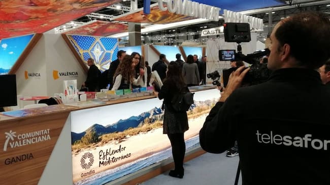 Las cámaras de TeleSafor captan los eventos más importantes para la comarca como es Fitur