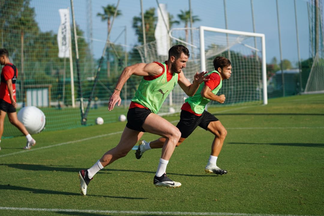 Mathieu Peybernes en un entrenamiento en Marbella.