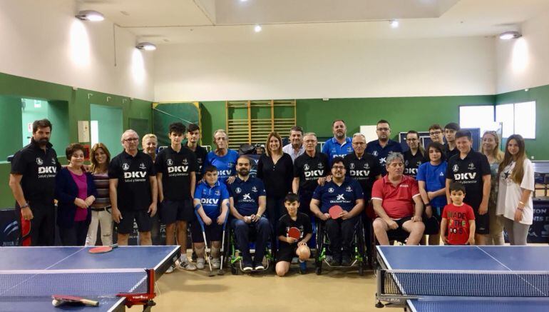 Jugadores participantes en el Torneo de Tenis de Mesa