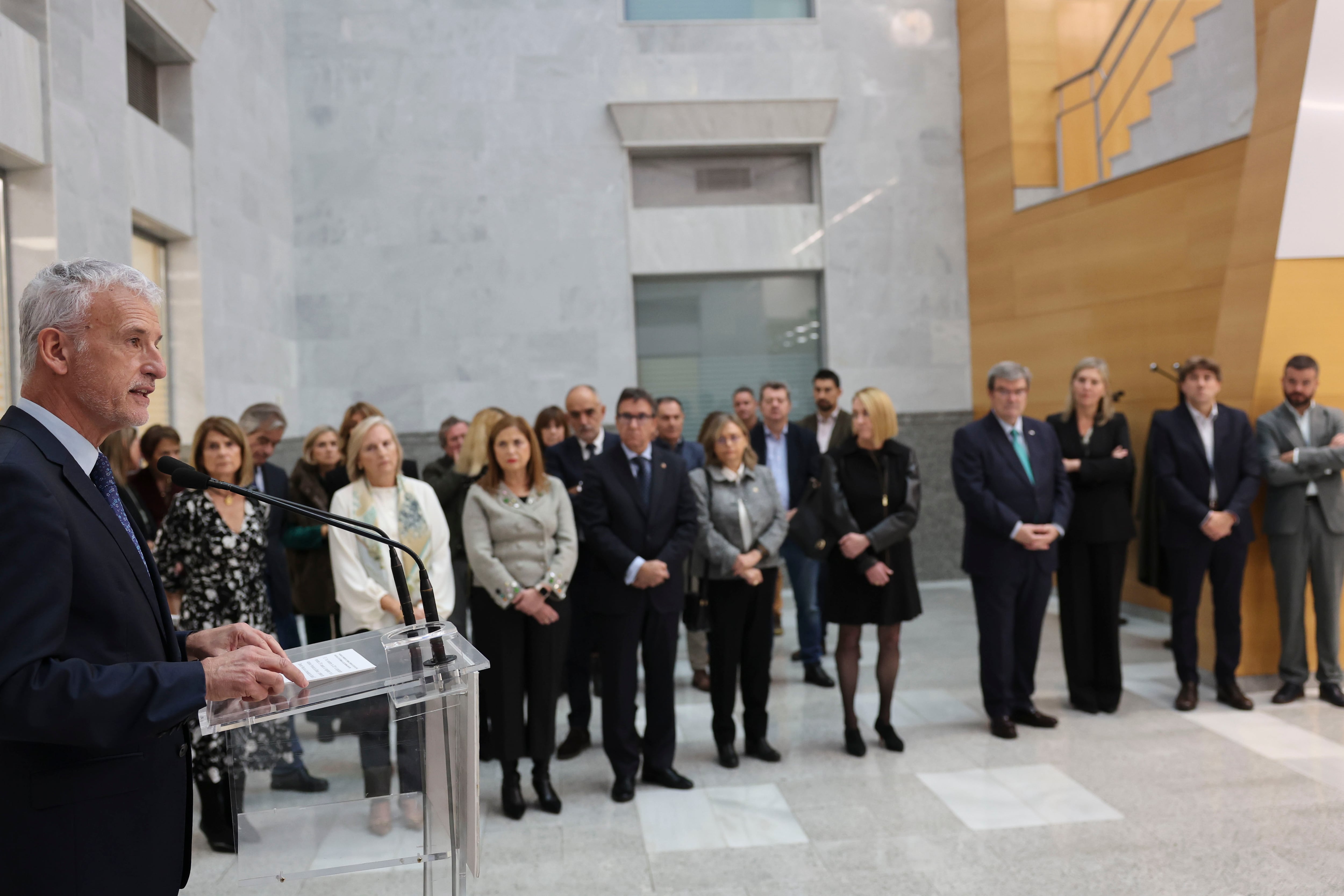 El presidente del Tribunal Superior de Justicia del País Vasco (TSJPV) Iñaki Subijana (i)