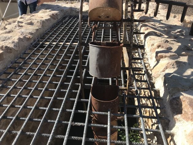 La noria del baño más antiguo del Peral de Valdepeñas