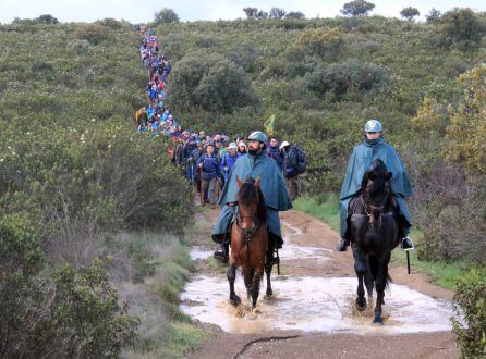 Una de las etapas de la actividad &quot;Camino Mozárabe, un camino seguro&quot;