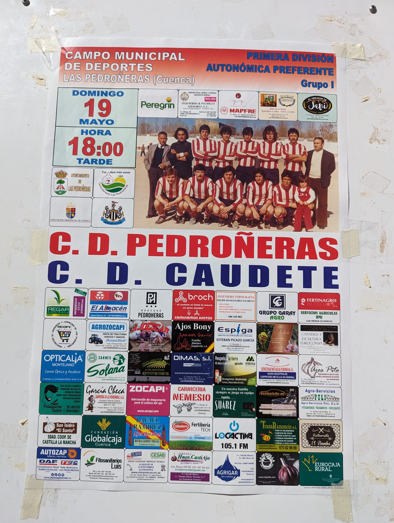 Cartel del partido