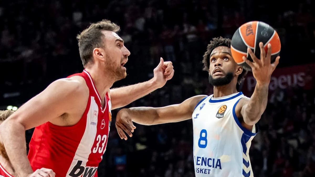 Valencia Basket, intratable ante Olympiakos (92-99)