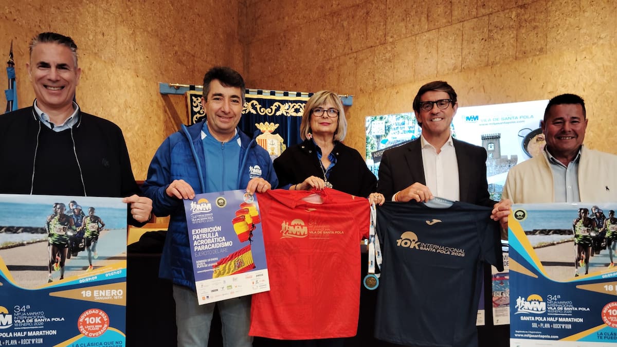 Llega la edición 34 de la Media Maratón Internacional de Santa Pola, una de las mejores de España