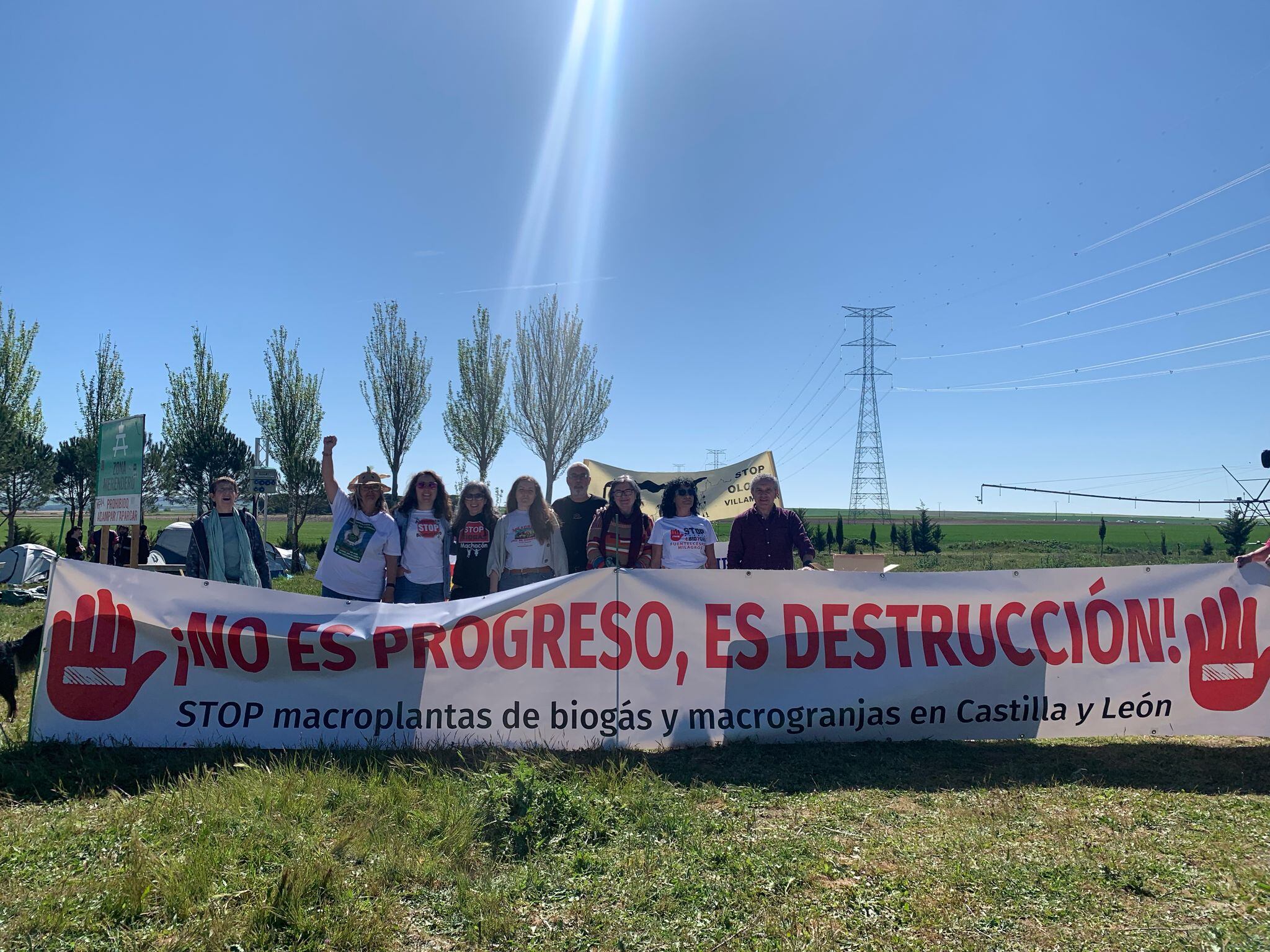 La lucha contra las macrogranjas en Villalar