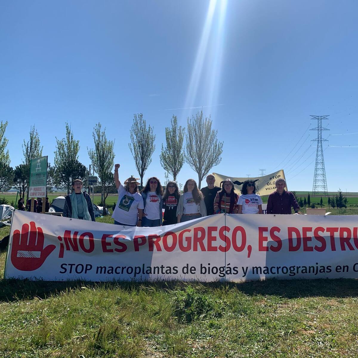 La lucha contra el biometano suena con fuerza en Villalar