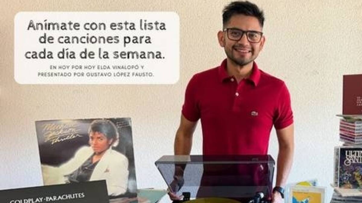 “Una canción para cada día de la semana”, espacio musical conducido por Gustavo López Fausto