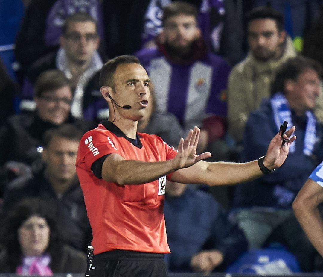 Guillermo Cuadra durante un partido de LaLiga