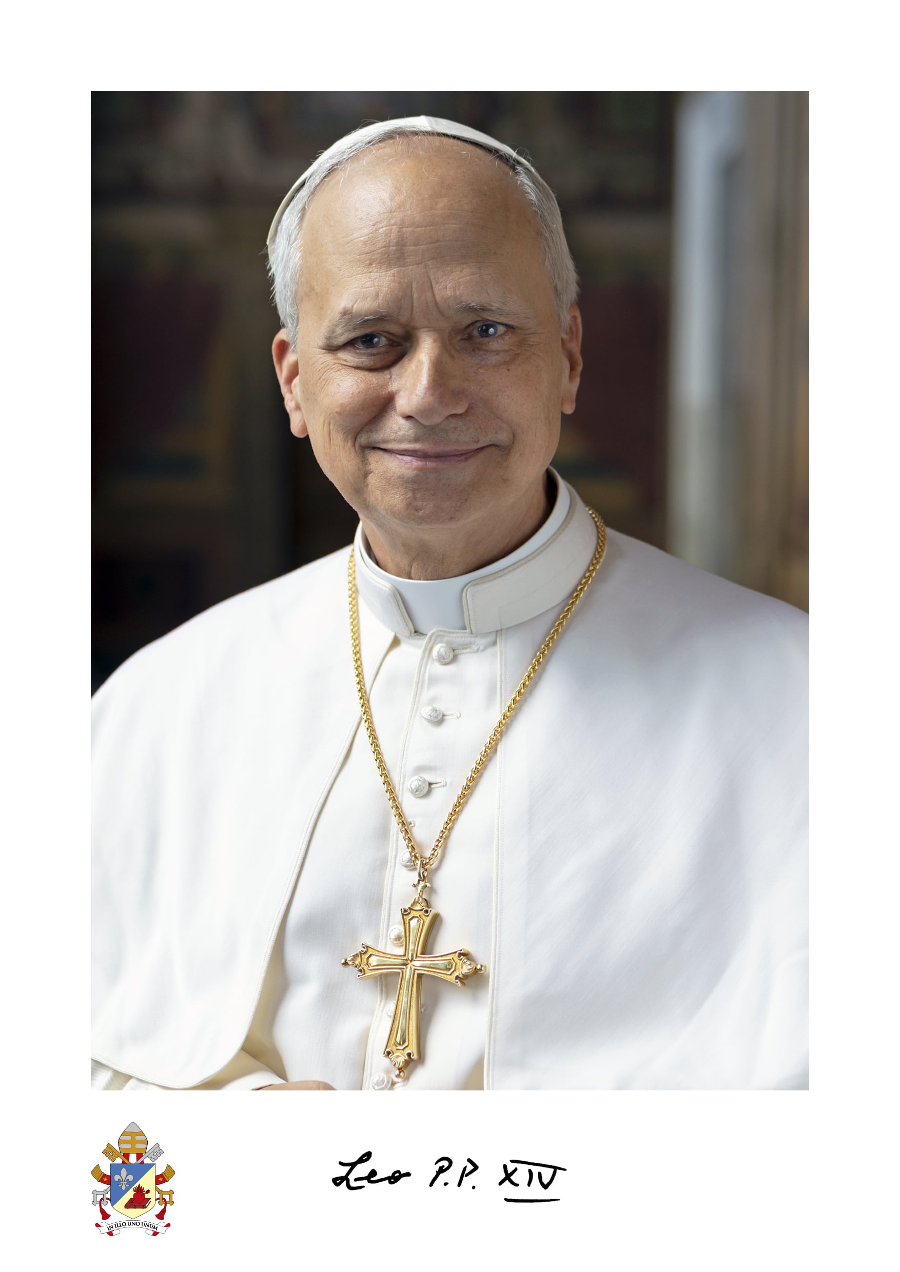 La foto oficial del papa.