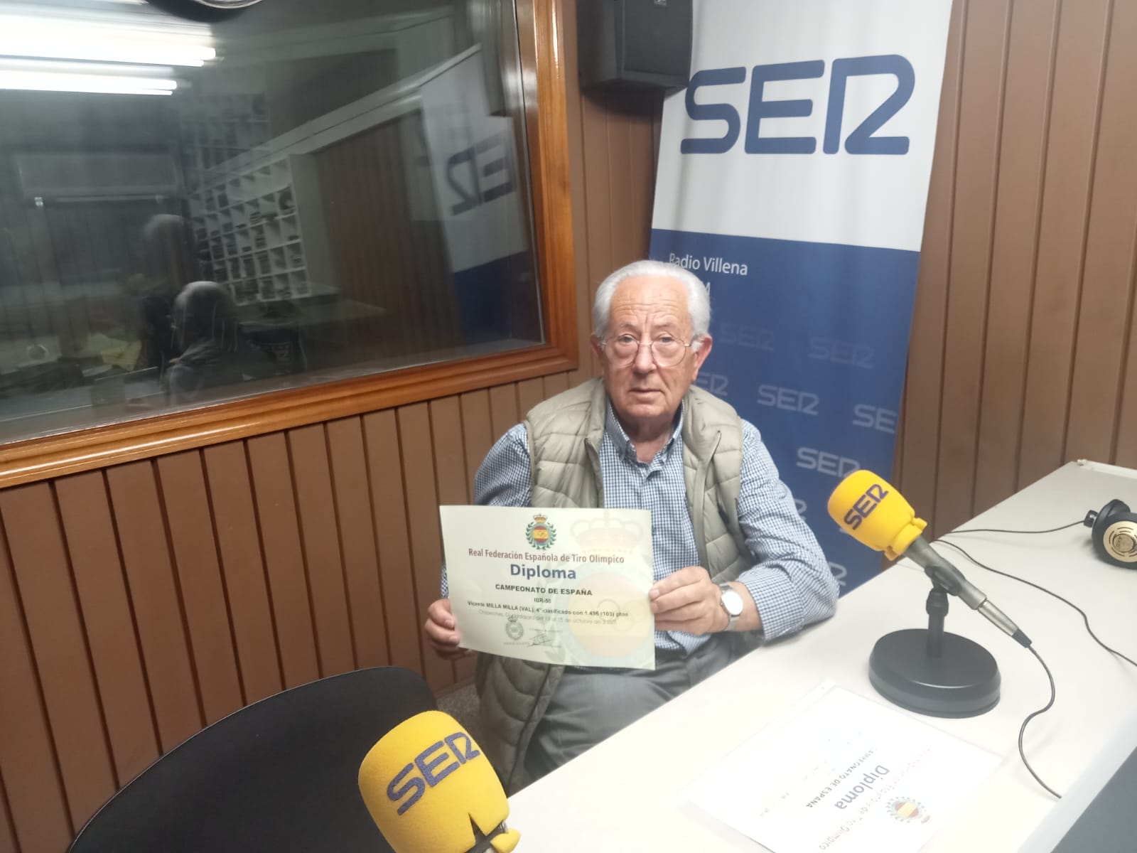 Vicente Milla, en Radio Villena SER