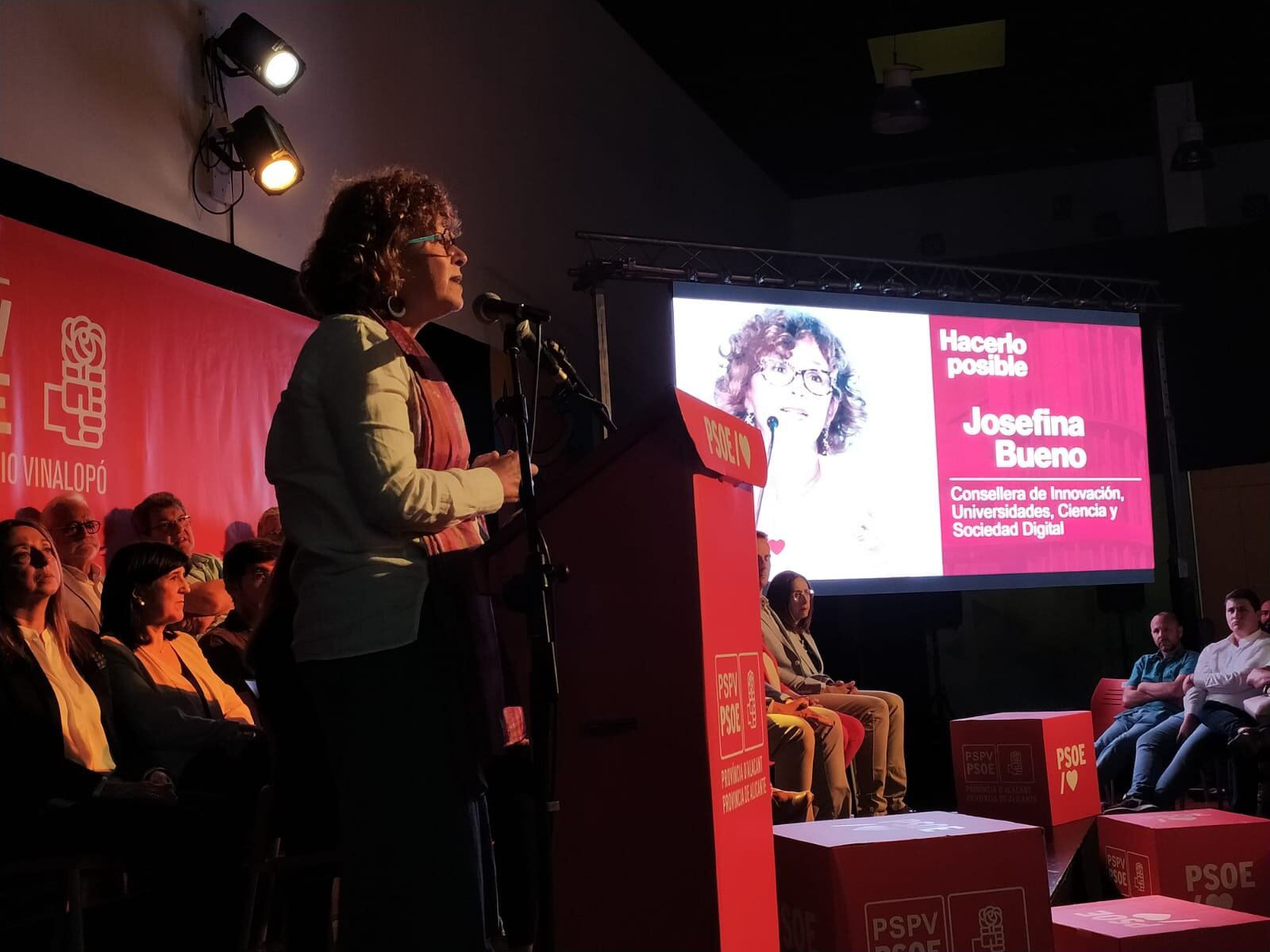 Josefina Bueno, en su intervención
