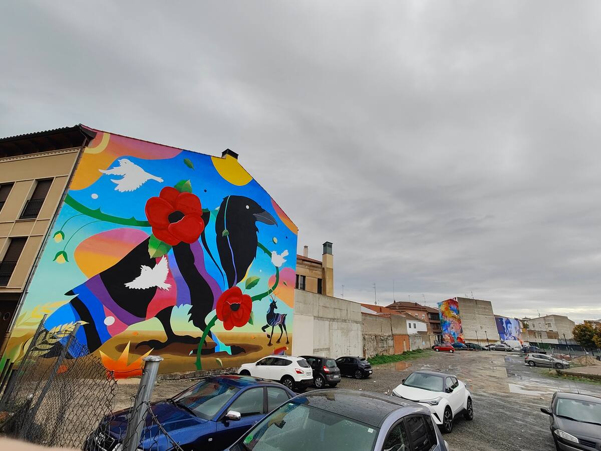 Un grafiti en Arévalo está entre los finalistas al premio al Mejor Mural del Mundo premio al mejor graffiti urbano de 2022 que otorga