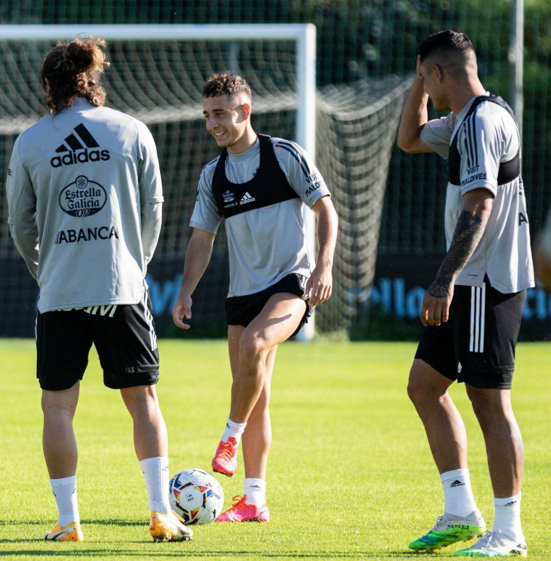 Emre Mor durante un entrenamiento