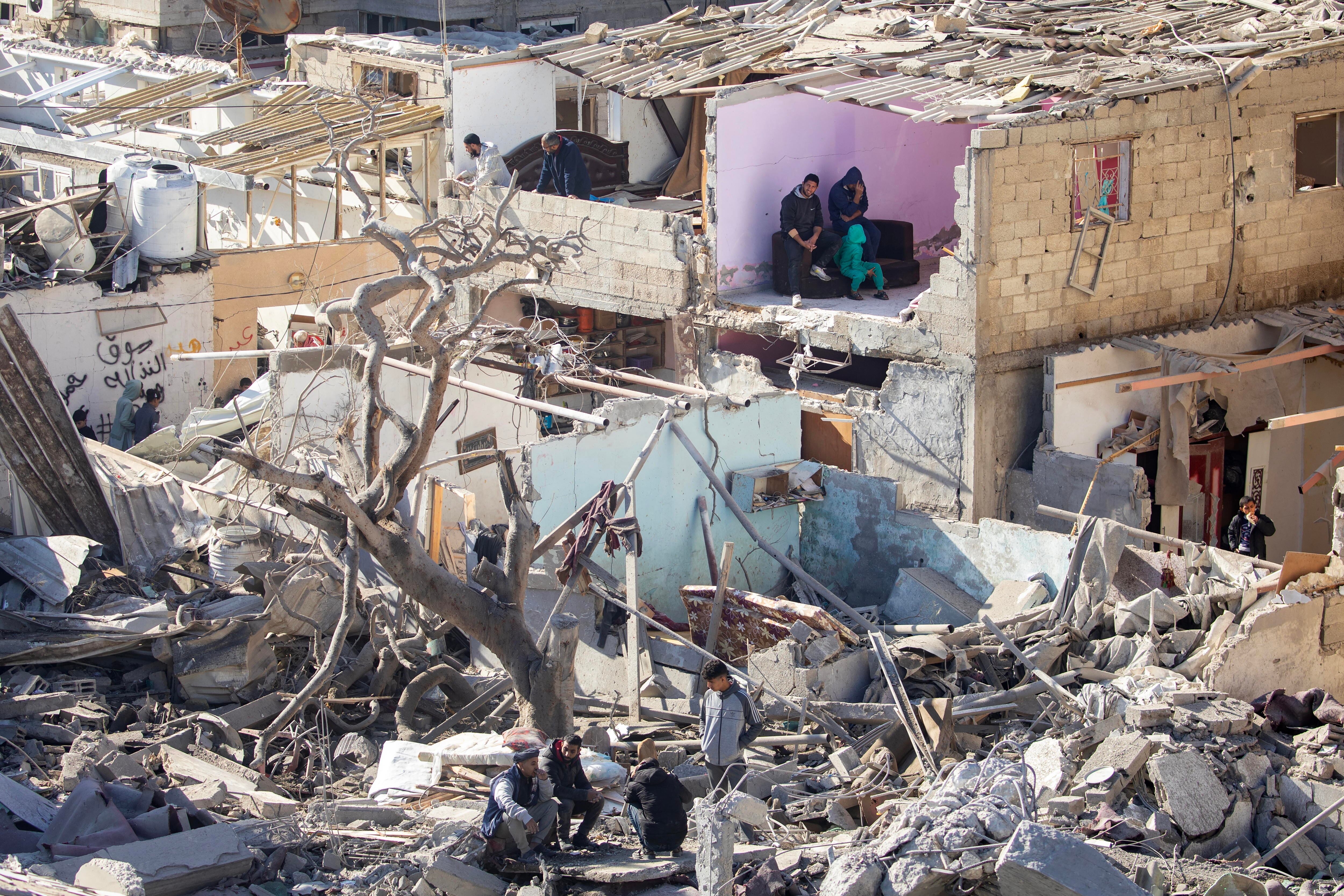 Ataques de Israel en Rafah, en una imagen de archivo.  EFE/EPA/HAITHAM IMAD ATTENTION: This Image is part of a PHOTO SET