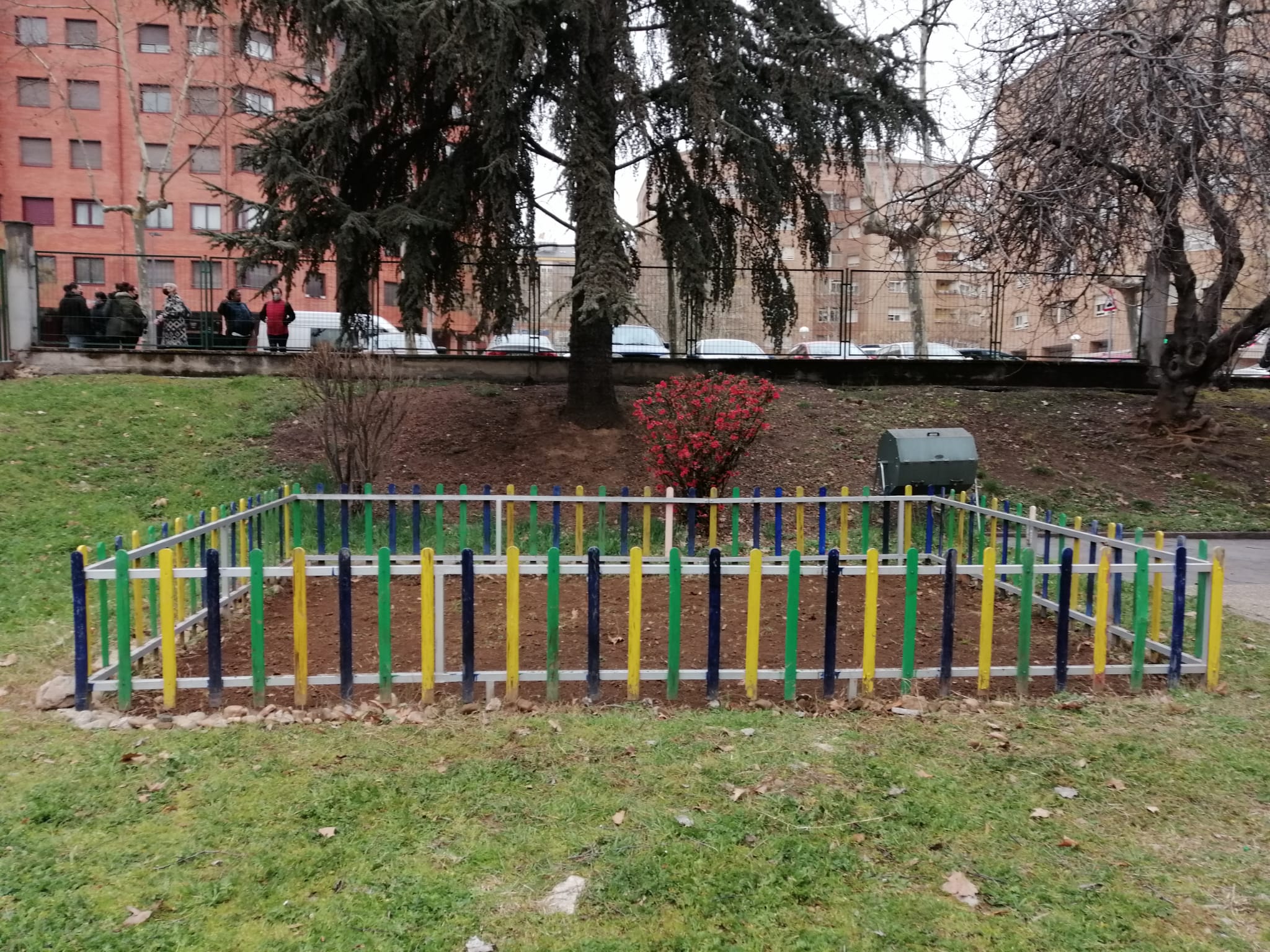 Huerto escolar en el colegio Peñalba de Ponferrada