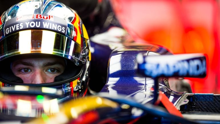 Carlos Sainz, en los entrenamientos de Montmeló.