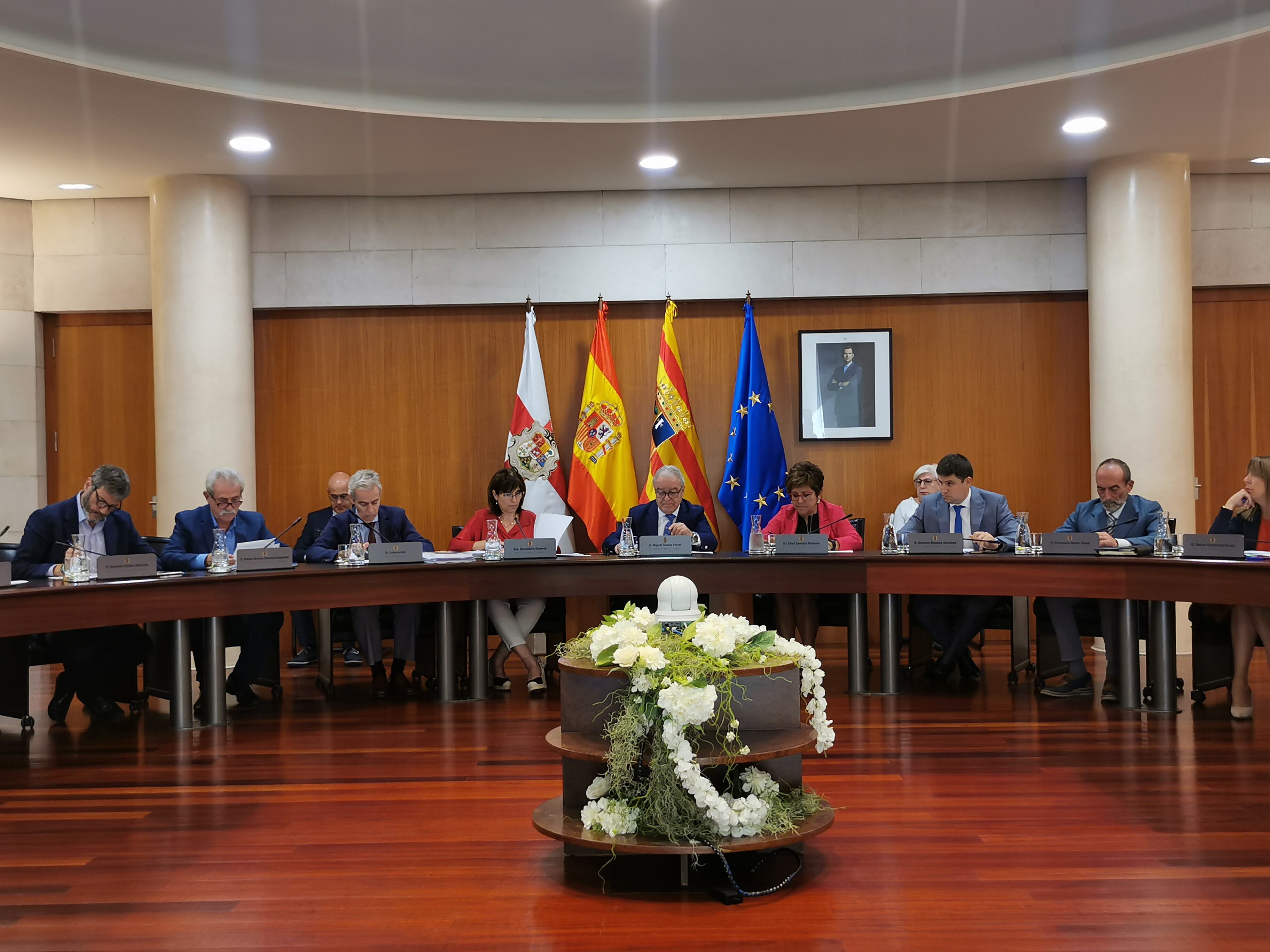 Pleno en la Diputación Provincial de Huesca