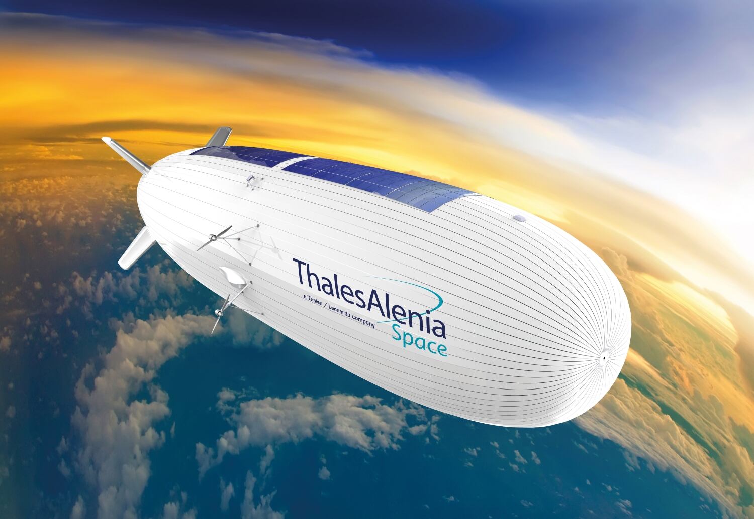 Este es uno de los prototipos diseñados por Thales Alenia Space que despegarán desde la isla de Fuerteventura despupés de terminar la construcción del primer estratopuerto en Europa