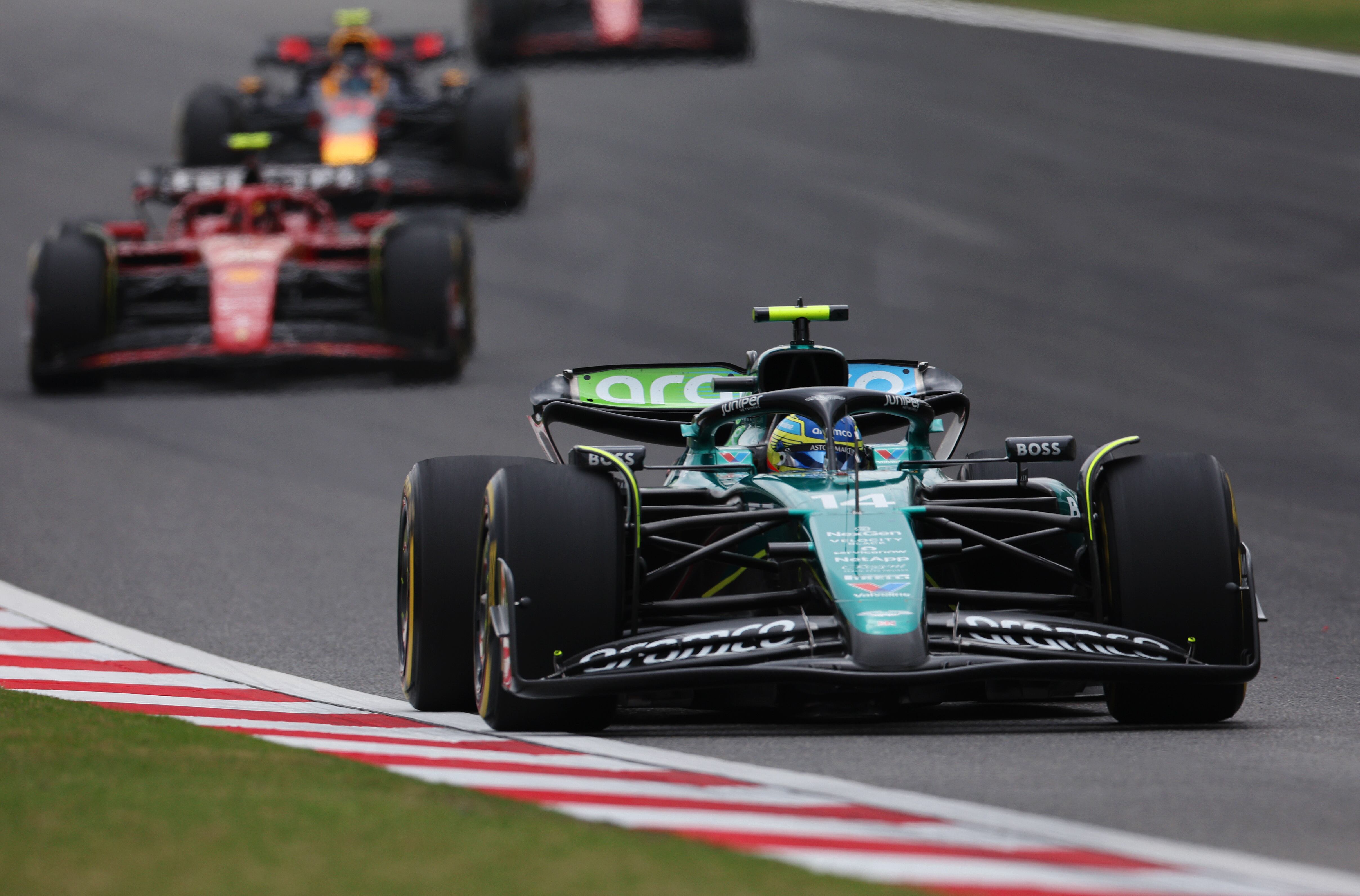 Fernando Alonso en el GP de China 2024