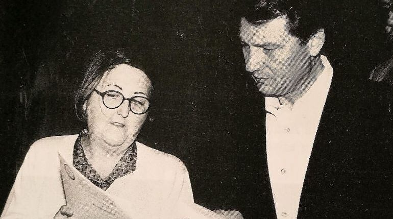 Lola Martínez con Antonio Gutiérrez