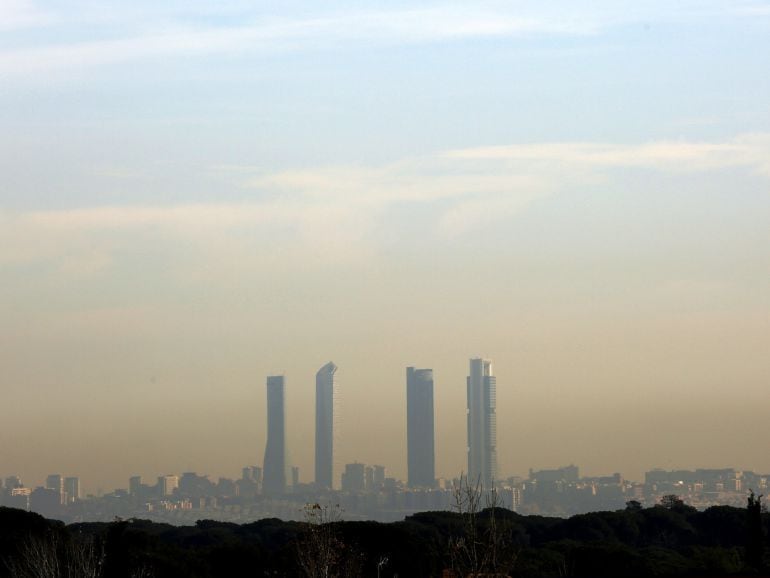 Madrid y su boina de contaminación