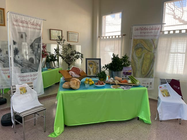 Reparto ingredientes pelotas galileas