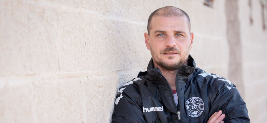 Aitor Gómez, entrenador del CD Marchamalo.