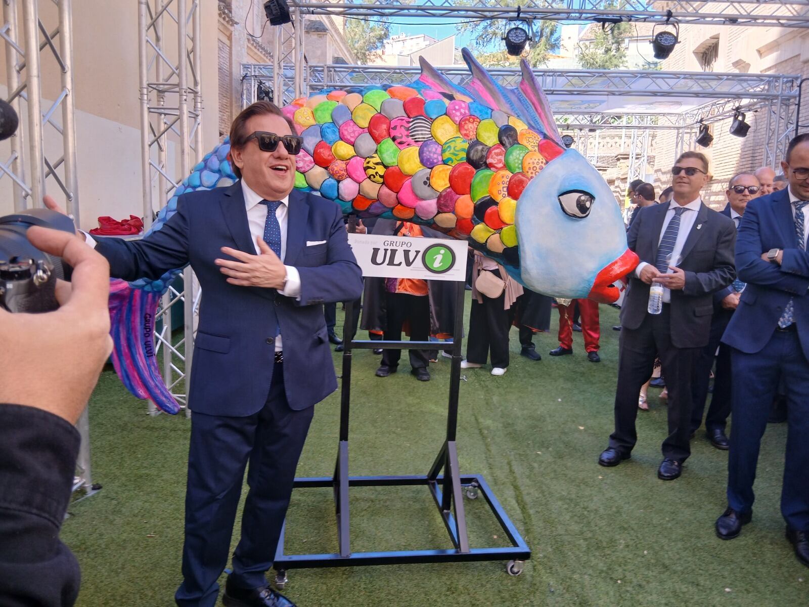 Álvaro Peña con la nueva sardina