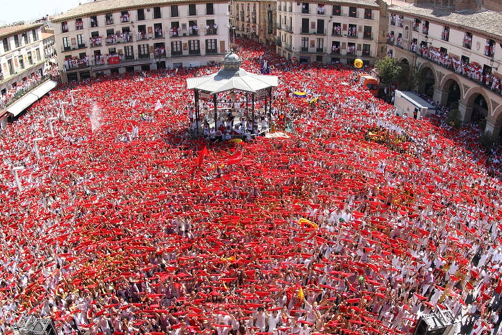 El cohete de las Fiestas de Tudela