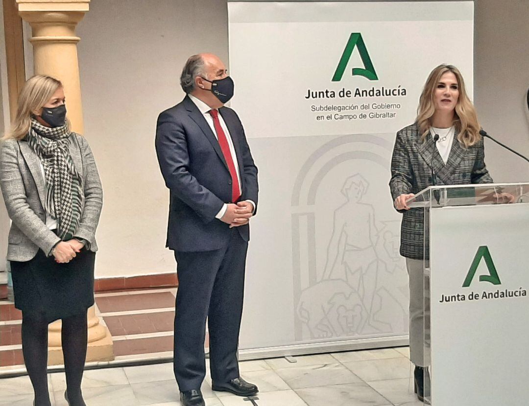 Mestre durante la comparecencia.