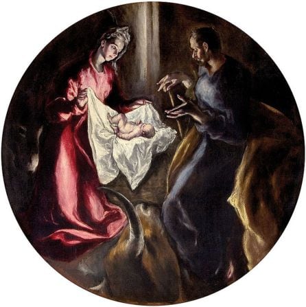 &#039;La Natividad&#039; de El Greco.