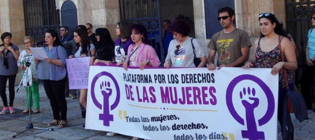 Imagen de una movilización anterior en Palencia