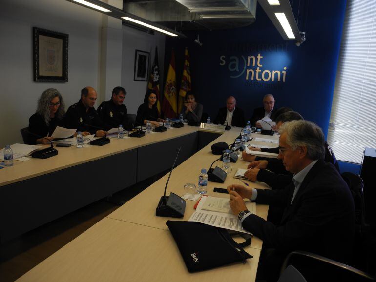 Imagen de la Junta de Seguridad celebrada hoy