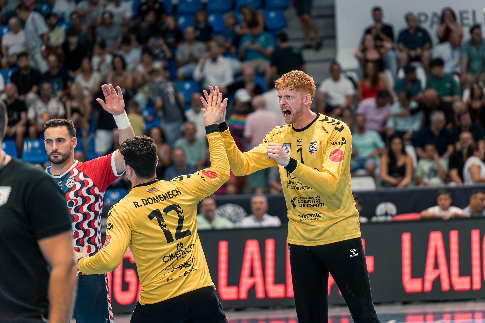 Flavio Wick y Domenech, porteros del Horneo EÓN Alicante