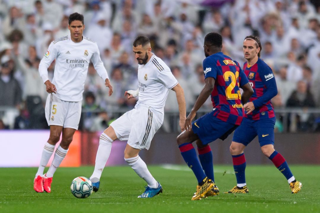 Un encuentro entre el Real Madrid y el FC Barcelona.