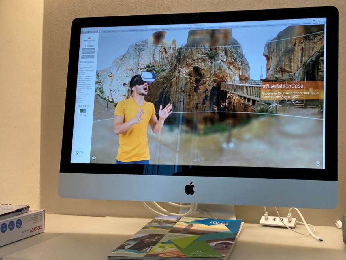 La página web del Caminito del Rey recibe casi 9,5 millones de visitas en sus cinco años de funcionamiento