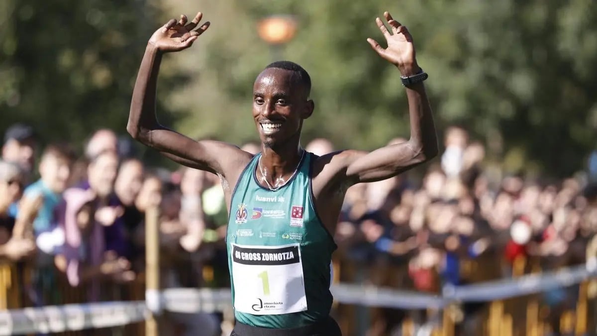 Rodrigue Kwizera ganó el Cross de Amorebieta el pasado 23 de octubre. / Foto: EFE