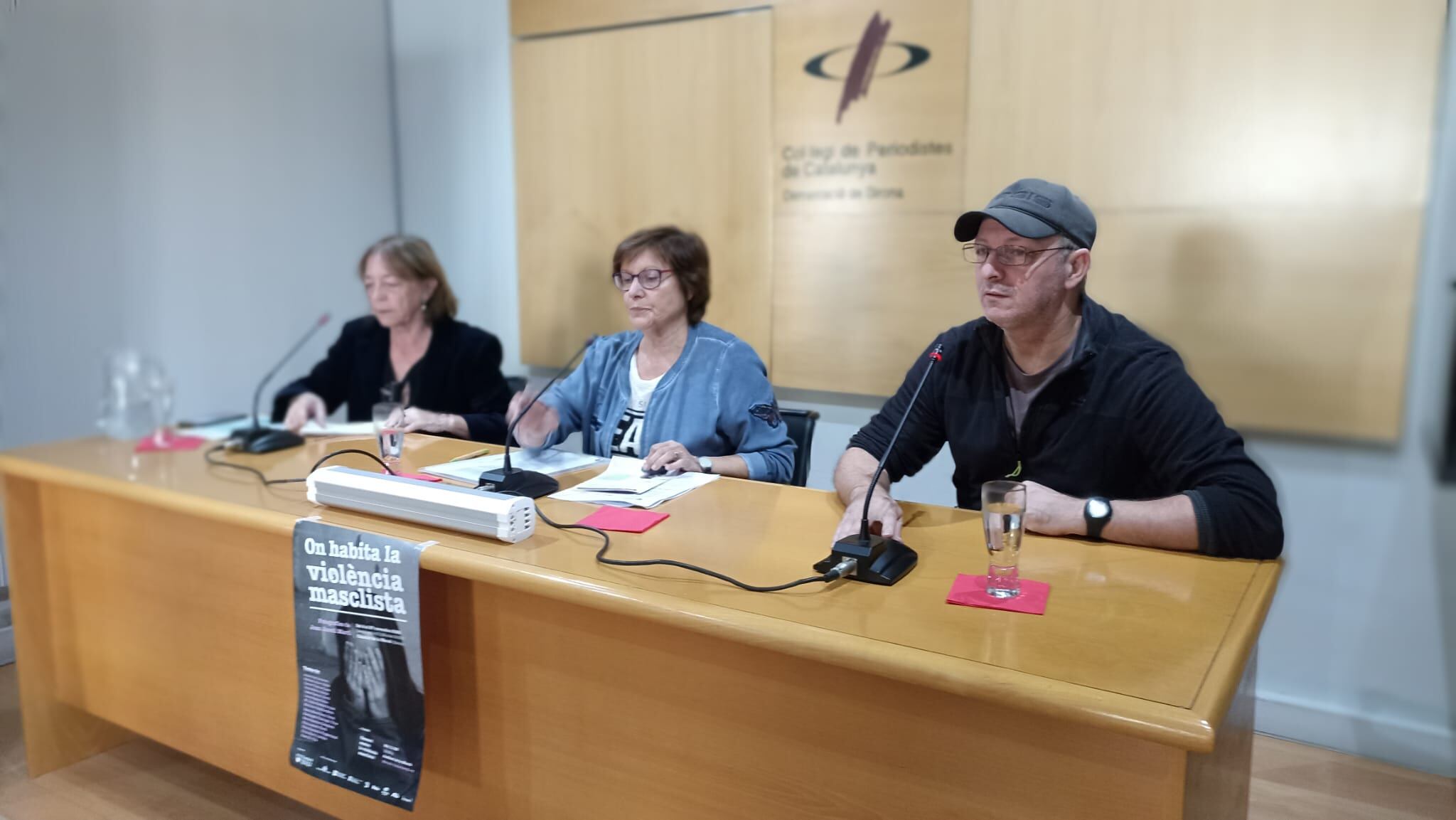 Geli, Marquet i Martí a la presentació d'aquest matí