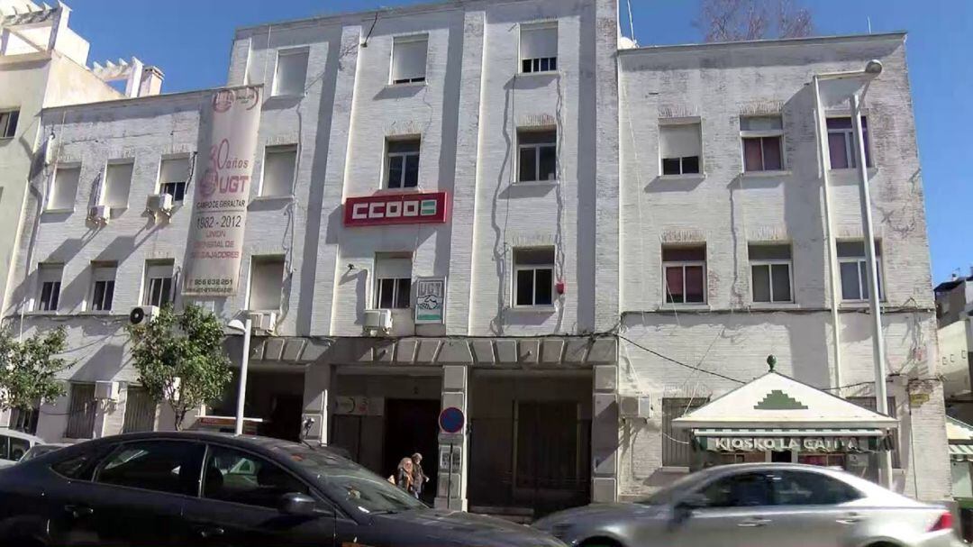 Sede de CCOO en Algeciras.