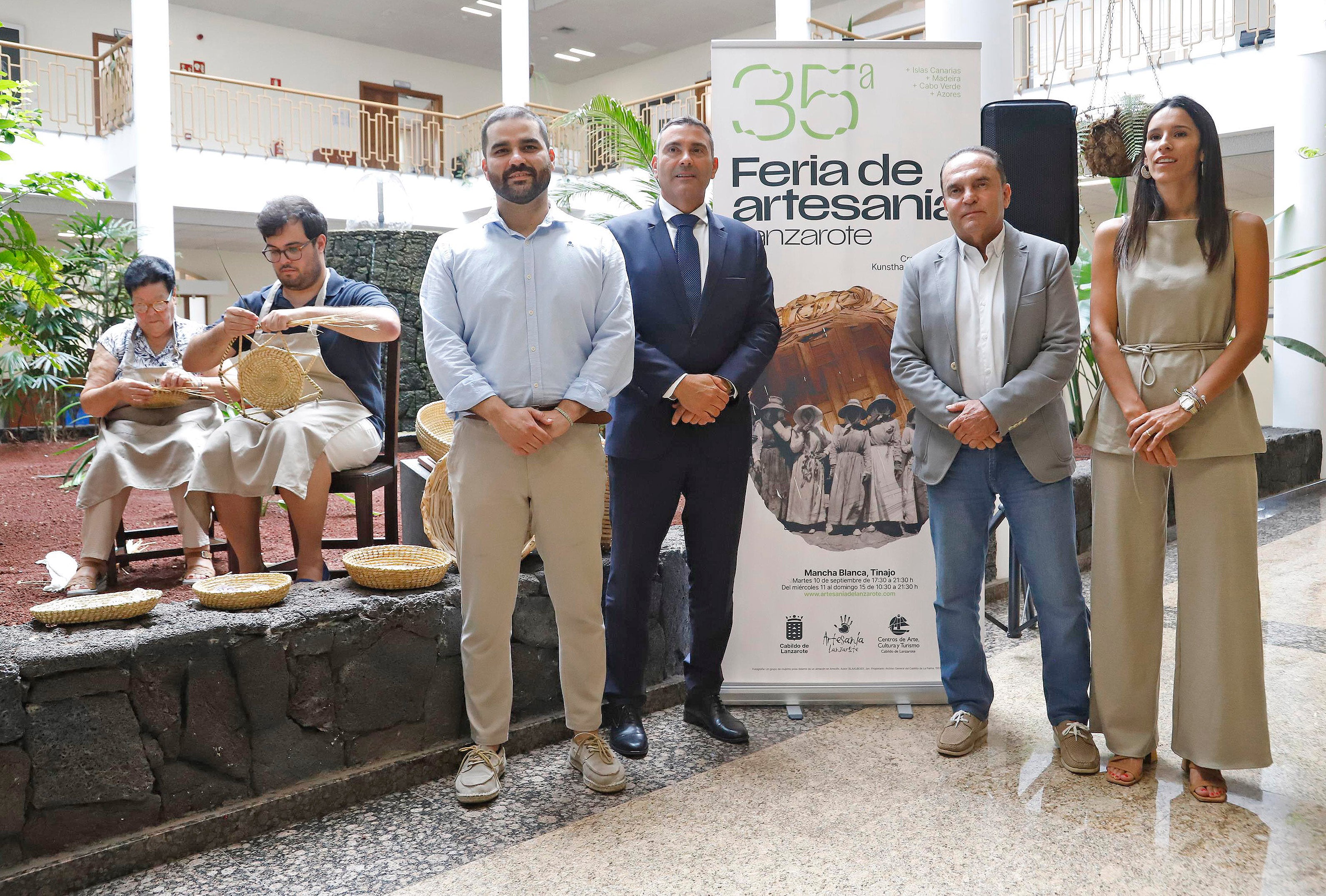 Presentación de la XXXV Feria de Artesanía de Lanzarote.