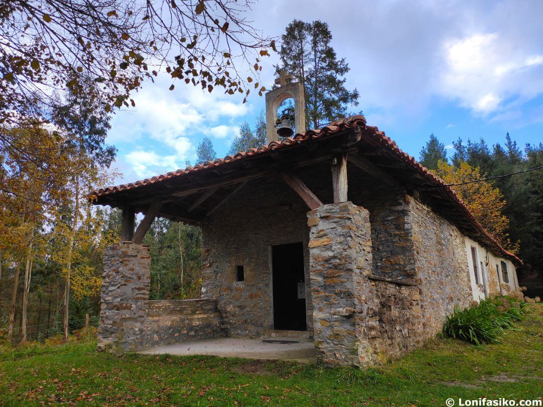 Imagen de la eibarresa ermita de San Salvador