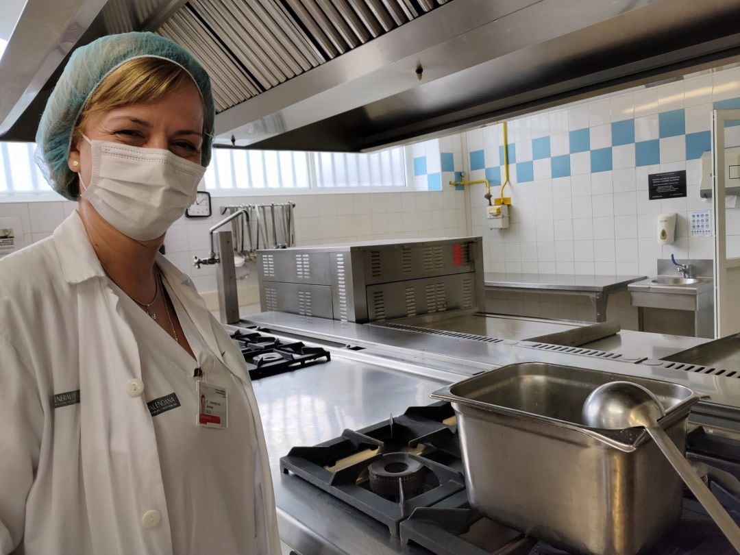 Conchi Hereza, gobernanta Cocina Hospital Elda