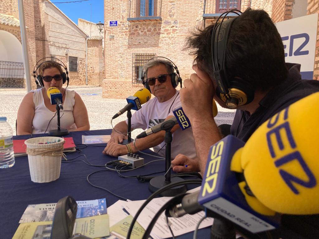 Diferentes protagonistas del especial &quot;Hoy por Hoy Ciudad Real y provincia&quot; desde Moral de Calatrava