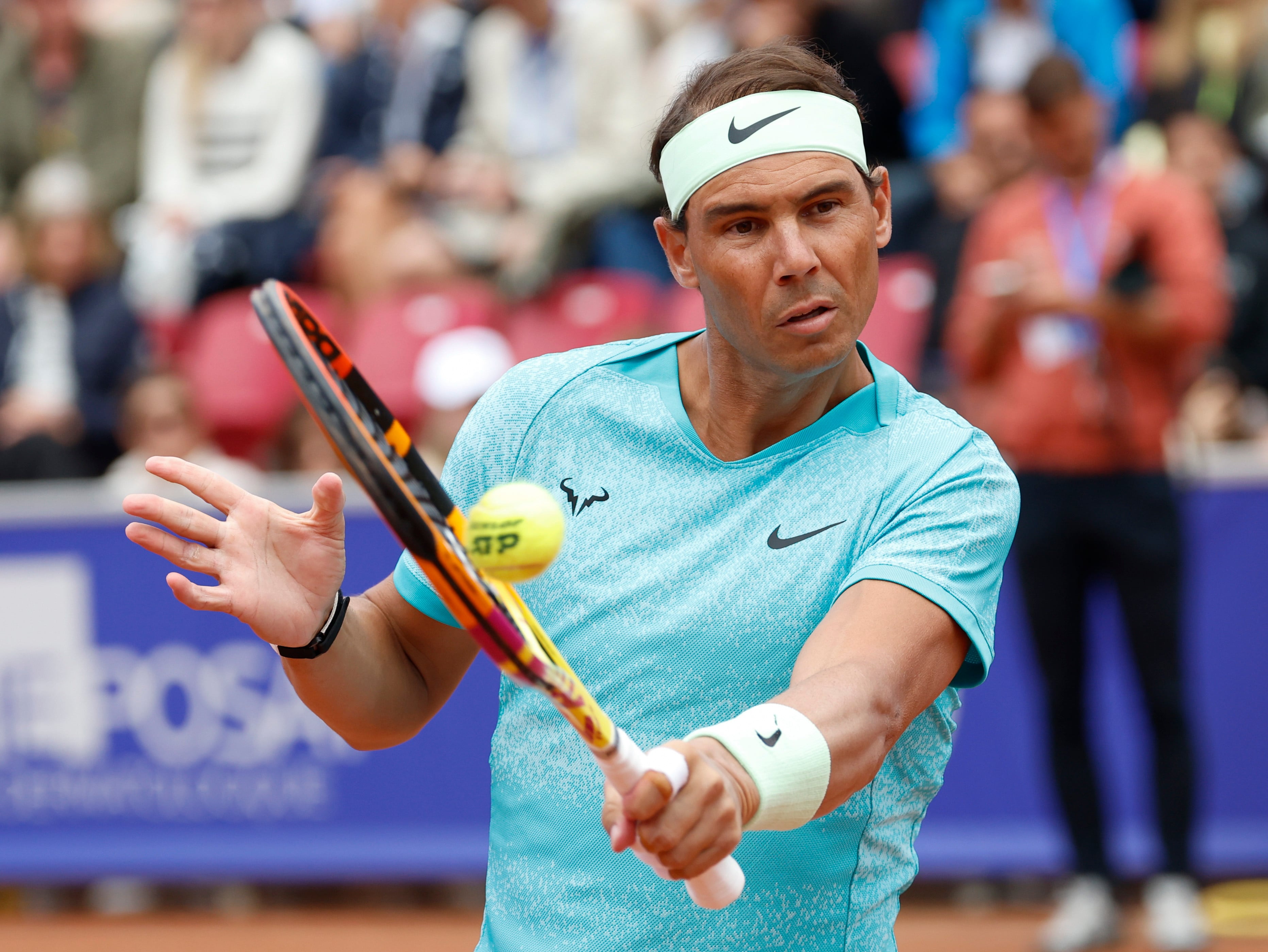 Rafa Nadal en el torneo de Bastad