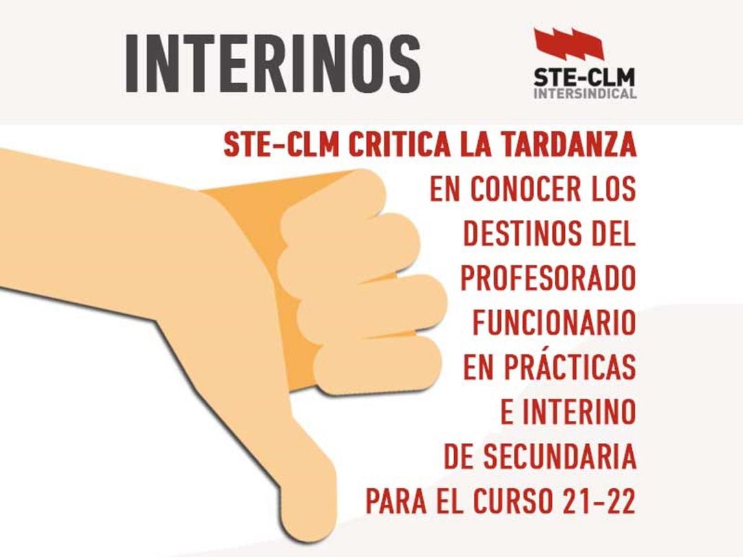 Críticas del sindicato STE-CLM